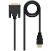 Image de Nanocable 10.15.0502 câble vidéo et adaptateur 1,8 m DVI HDMI Noir - Neuf
