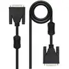 Image de Nanocable 10.15.0802 câble DVI 1,8 m Noir - Neuf
