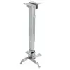 Image de Tooq - Support plafond pour projecteur pj2012t-s - inclinable - 20kg - distance plafond 430-650mm - argent