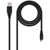 Image de Câble USB 2.0 A vers Micro USB-B NANOCABLE 10.01.0500 Noir