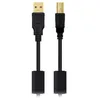 Image de Nanocable - Usb 2.0 Printer Cable With Ferrite A/m-b/m Black 5m