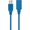 Image de Câble d'extension USB 3.0 Nanocable 10.01.0902-BL/ USB mâle - USB femelle/ 2m/ Bleu