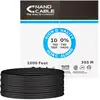 Image de Nanocable 10.20.0304-EXT-BK câble de réseau Noir 305 m Cat5e U/UTP (UTP) - Neuf