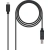 Image de Nanocable 10.01.2201 Câble 2.0 Usb-c vers Usb-b 1 M Noir Noir One Size