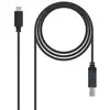 Image de Nanocable USB 2.0, 1m câble USB USB C USB B Noir - Neuf