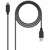 Image de Nanocable USB 3.1, 1m câble USB USB 3.2 Gen 2 (3.1 Gen 2) USB C USB A Noir - Neuf