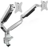 Image de Support double-écran à fixer Tooq DB3132TNR 13"-32" (9kg max) (Argent) #4POURCENT