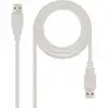 Image de Câble USB 2.0 Nanocable 10.01.0304/ USB mâle - USB mâle/ 3m/ Beige