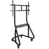 Image de Tooq Fs20200m-b 60-105'' Pied de sol-tv Avec roulettes Noir Noir One Size