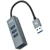 Image de Nanocable 10.16.4402 hub & concentrateur USB 3.2 Gen 1 (3.1 Gen 1) Type-A Gris - Neuf