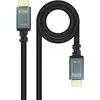 Image de Câble Nanocable Iris 8K HDMI 2.1 M/M 3m (Noir/Gris) #6POURCENT