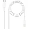 Image de TooQ 10.10.0601 câble Lightning 1 m Blanc - Neuf