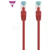 Image de Câble/Cordon réseau RJ45 Nanocable Catégorie 7 S-FTP (S/FTP) Droit 2m (Rouge) #6POURCENT
