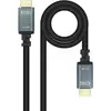 Image de Câble Nanocable Iris 8K HDMI 2.1 M/M 10m (Noir/Gris) #6POURCENT