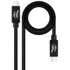 Image de Nanocable 10.01.5001 câble USB USB4 Gen 3x2 1 m USB C Noir - Neuf