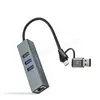 Image de Hub USB 3.0 Nanocable - 3 ports (Gris) #6POURCENT