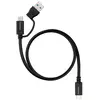 Image de Nanocable 10.01.4801, 1 m, USB A/USB C, USB C, USB 3.2 Gen 2 (3.1 Gen 2), 10 Gbit/s, noir