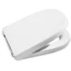 Image de Roca - Meridian Abattant Et Couvercle De Toilette Avec Rebord Options : Rebord Fermé
