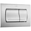 Image de Roca - Plaque De Commande Active 52-b Double Touche Chromé Mat (a8901150b2)