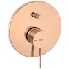 Image de ROCA Mitigeur bain-douche ONA avec inverseur automatique 2 voies, à encastrer sur rocabox, rose gold