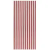 Image de Sachet de 12 Pailles en carton 20cm mÃ©tallisÃ©, Rose Gold