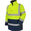Image de Parka de travail Würth MODYF haute-visibilité LUMEN jaune/marine M