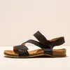 Image de El Naturalista Sandales pour Femme N5810 PLEASANT BLACK/PANGLAO Couleur Noir