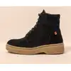 Image de El Naturalista Bottines pour Femme N5900S SILK SUEDE BLACK / ARPEA Couleur Noir
