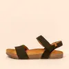 Image de El Naturalista Sandales pour Femme/Homme N5790 NOBUCK LAVADO KAKI / BALANCE Couleur Vert
