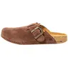 Image de El Naturalista Sabots pour Femme/Homme N5796 SILK SUEDE CHOCOLATE / BALANCE Couleur Marron