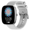 Image de Cool Border : Montre connectée pour homme, bracelet en silicone noir (appels, santé, sport)