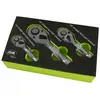 Image de JBM : Coffret de 3 clés à cliquet miniatures, 1/4", 3/8" et 1/2"