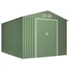 Image de Wasabi - Abri De Jardin En Métal 8,08 M2 Light Green - 258x313x202cm - Garantie 10 Ans - Remise Exterieur