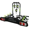 Image de GO BIKER RANGER Porte-vélos pour 3 vélos - Attelage de remorque - Supporte 15kg par rail - Cadre acier/aluminium - Bras réglables