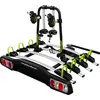 Image de GO BIKER PRO Z4 Porte-vélos pour 4 vélos - attelage avec levier - serrure de sécurité - cadre acier/aluminium - supporte 15kg par rail