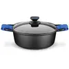 Image de Isogo Monix M360324 Casserole Noire 24 Cm Antiadhésive