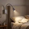 Image de Lampe de lecture LEDS C4 Book - 3 W, blanc chaud, 125 lm, argent