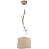 Image de Inspired Lighting - Suspension, Suspension 1 Lampe Sabina Marron En Metal, Mantra