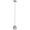 Image de Mantra - Suspension, Suspension Small Lens Gris En Verre