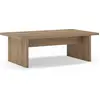 Image de Marckeric - Table à manger Loana - Marron - 120 x 70 x 40 cm