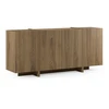 Image de Buffet Volia - Chêne Foncé   4 Portes   180 X 40 X 79 Cm