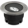 Image de Gea spot encastré, LED 3000k 9W, technopolymère, acier inoxydable et verre