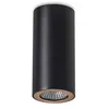 Image de Pipe - 1 Lumière Ronde Montée En Surface Downlight Light Black, Gold, Gu10 - Leds-c4