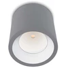 Image de Plafonnier Led 3000k Cosmos, aluminium et verre, gris