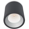 Image de Plafonnier Led 3000k Cosmos, aluminium et verre, Urban Grey
