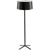 Image de Lampe sur pied de couloir, avec abat-jour en tissu noir