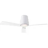Image de Ventilateur De Plafond 132cm En Bois Blanc   Lumière Led Intégrée   Design Élégant Pour Intérieur   Installation Facile   Leds-c4