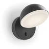 Image de LEDS C4 Talk : Applique murale, 8 W, lumière blanc chaud, 695 lm, couleur grise