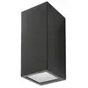 Image de Applique murale extérieure LED C4 Cube - 70 W, 2670 lm, IP44, gris