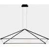 Image de LedsC4 - Suspension LED d'intérieur, 1200 mm, noir opale, 2440 lm, 3000 K, design moderne et économe en énergie, aluminium et PMMA, éclairage de qualité pour la maison